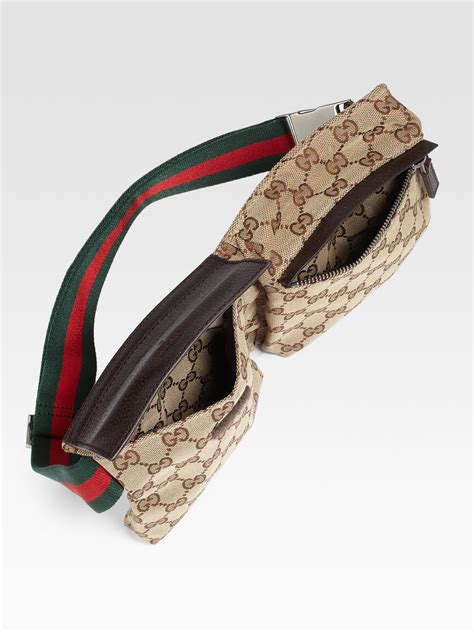 vintage canvas belt bag gucci|genuine Gucci belt bag.